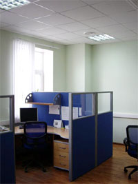 произведен ремонт офиса и отделка офисного помещения